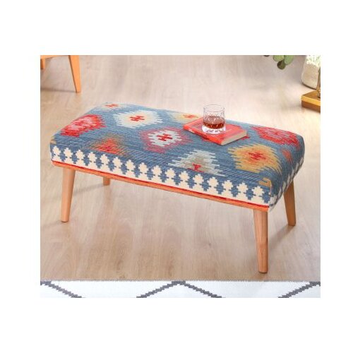 Atelier Del Sofa klupa Beshir, 91x46x42 cm, Plava Cene