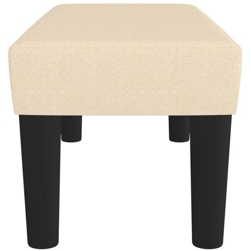  Klupa krem 70 x 30 x 30 cm od tkanine Slike