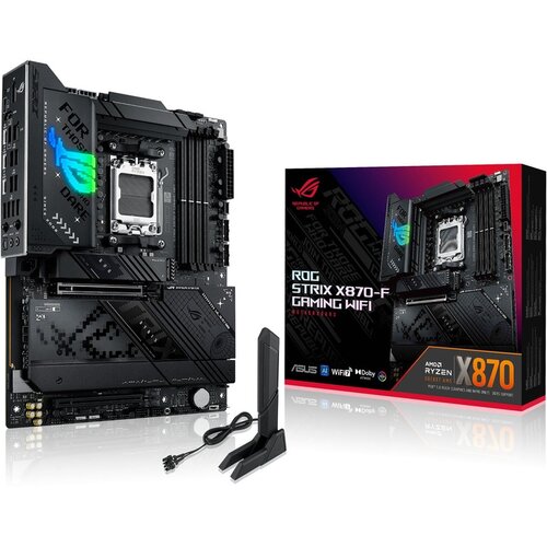 Asus ROG STRIX X870-F GAMINGWIFI, X870, AM5; 4xDDR54x M.2; 2x SATA,HDMI,12x USB, RAID,ATX Cijene
