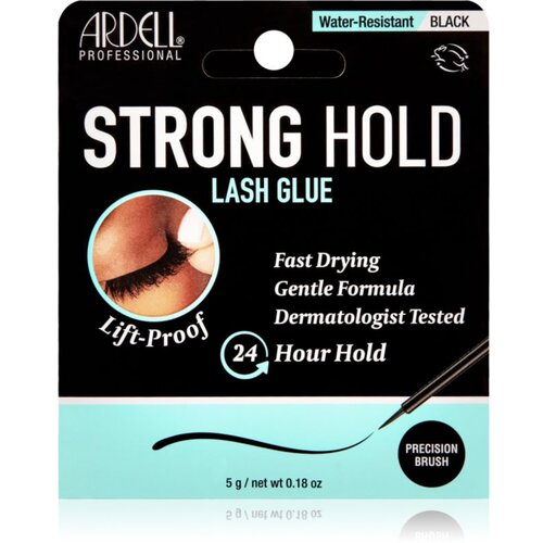 Ardell Strong Hold Lash Glue Black lepilo za trepalnice 5 g Slike