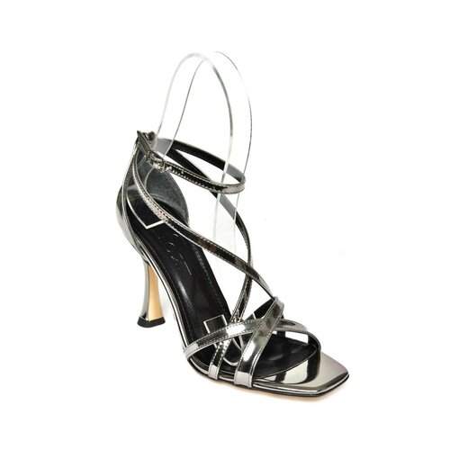 Fox Shoes S569815334 Platinum Mirror Thin Heeled Women's Evening Shoe Slike