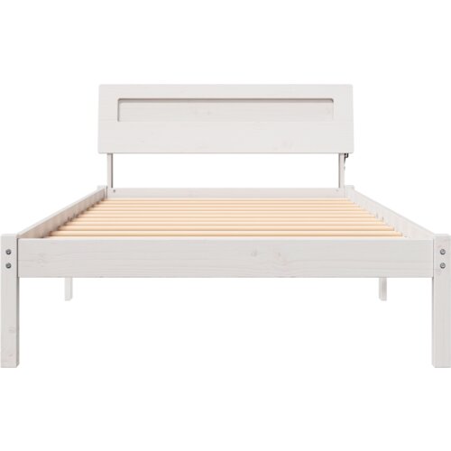 vidaXL krevetna konstrukcija bijelo 80 x 200 cm čvrsta borova drva Cene