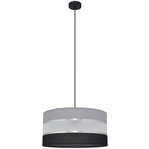  Luster na sajli HELEN 1xE27/15W/230V prečnik 40 cm crna/siva/srebrna Cene