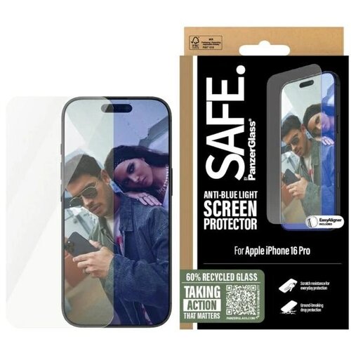 PanzerGlass KALJENO STEKLO VARNO ZA IPHONE 16 PRO ANTI-BLUE LIGHT, (21911416) Cene