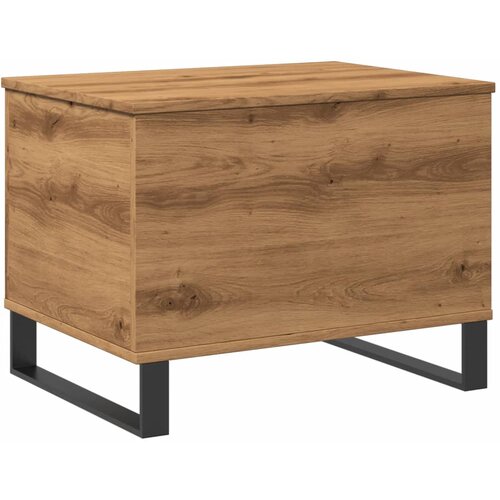 Maison Chic Klubska mizica - kavna mizica - Nizka mizica artisan hrast 60x44,5x45 cm inženirski les, (21754847) Cene