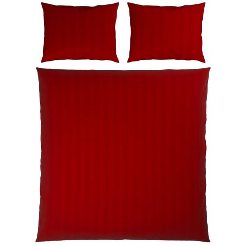 Premium Living Posteljnina Xenia Streif Xxl, Rdeča, 2x60/80, 200/200 Slike