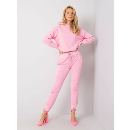 Fashion Hunters Light pink sweatshirt set Slike