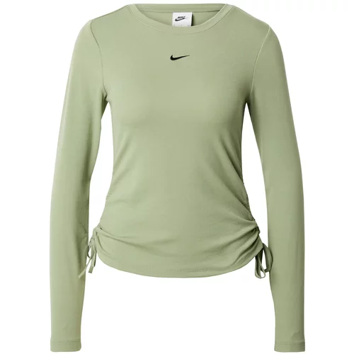 Nike Sportswear Majica 'ESSNTL' zelena / črna