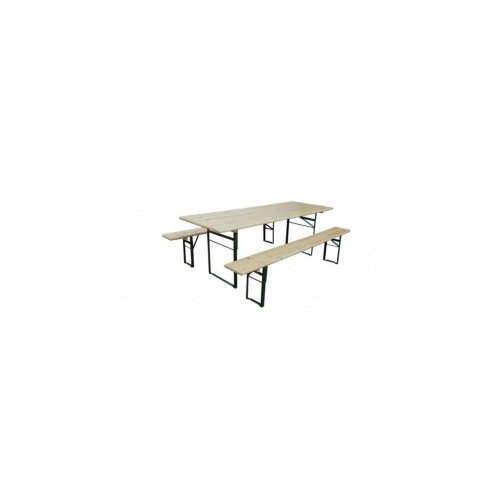  Garnitura sto 200 x 80 + dve klupe 200 x 25 1209 Cene