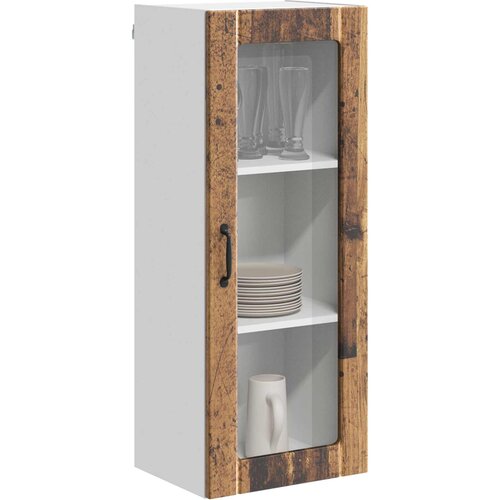  Zidni stakleni ormarić Lucca Staro drvo 40 x 31 x 100 cm Slike