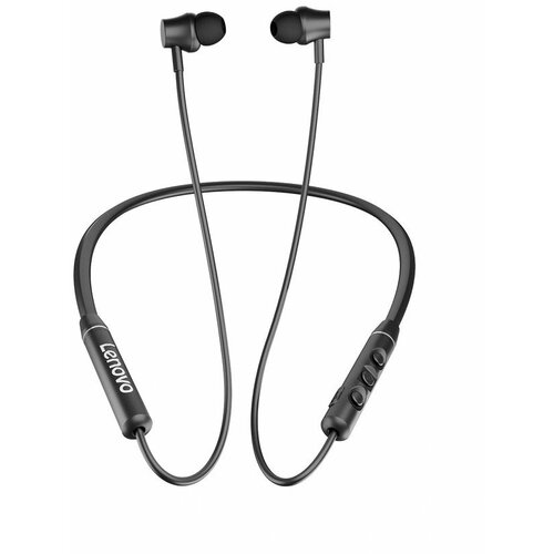 Lenovo QE-03 neckband bluetooth headset, black Slike