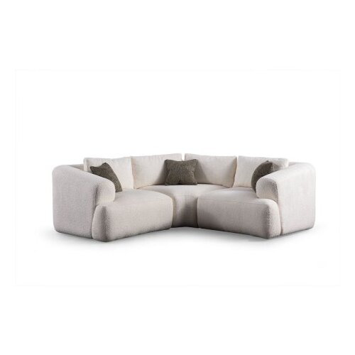 Atelier Del Sofa ugaona garnitura sofia, 205x205x85 cm, bela Slike