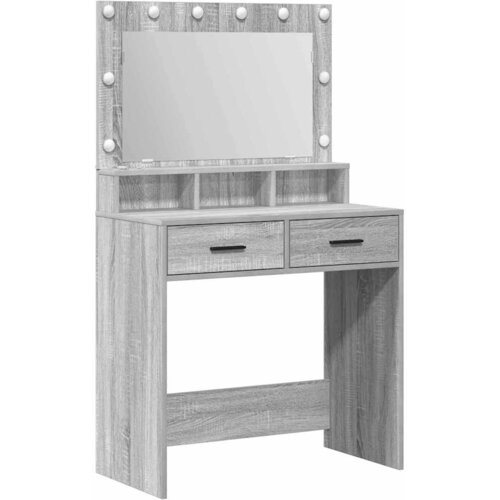  Toaletni stol Siva Sonoma 79 x 41 x 135 cm Konstruirano drvo Slike
