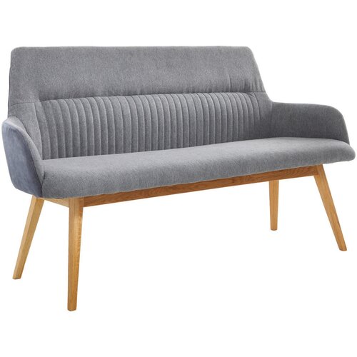 Linea Natura klop, les, tekstil barve hrasta, temno siva Slike