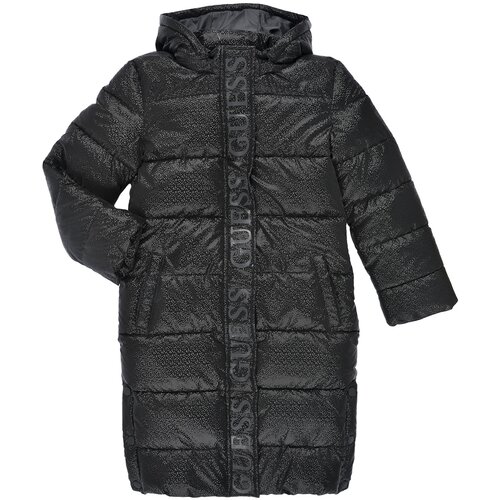 Guess HOODED PADDED LS JACKET W/ZIP Crna Cijene