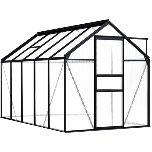 Furnova Rastlinjak antracit iz aluminija 5,89 m³, (21948396) Cene