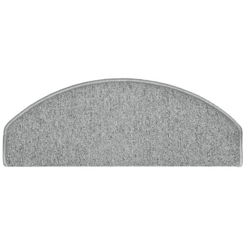  Prostirke za stepenice 15 kom 65x24x4 cm svijetlo sive poluokrugle velike Slike