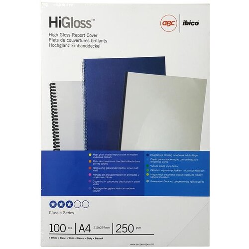 Karton za vezavo a4 1/100 gbc bel svetleč 250g GBC-POTROŠNI Cene