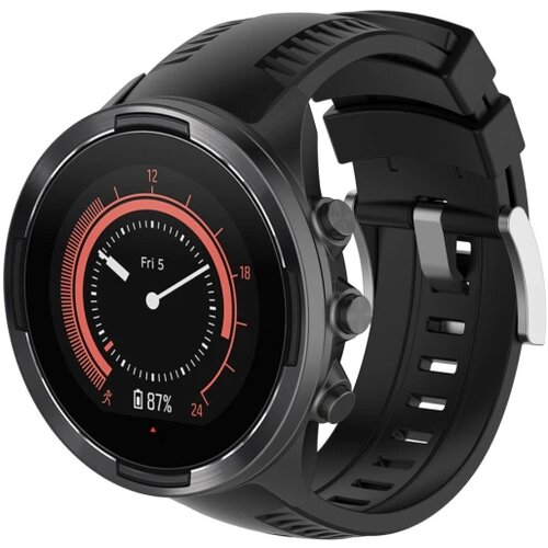 Silikonska narukvica Length: 131.2 + 98.4mm za Suunto 9 - Black Cijene