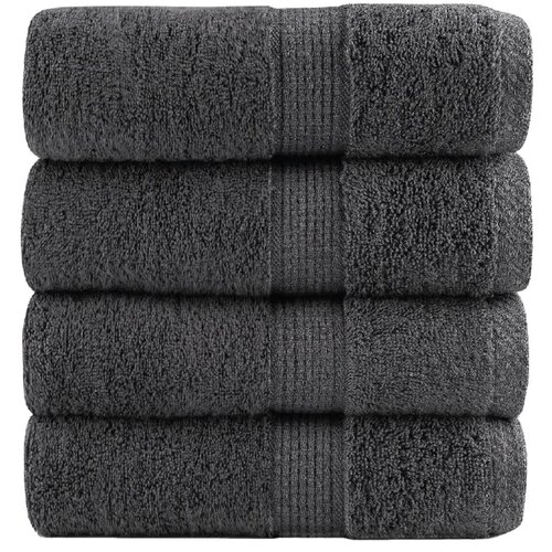 Premium ručnici za pranje SOLUND 4 kom. antracit 30x30 cm 600 g/m&sup2; Cene