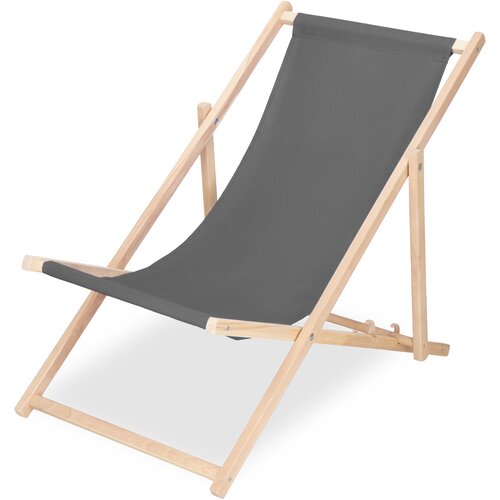 springos Zložljiv lesen ležalnik, idealen za vrt, plažo ali balkon, (5000006718) Cene