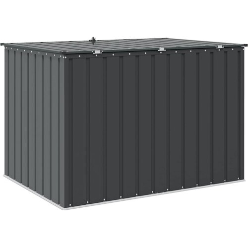  Kutija za spremanje u vrtu Crna 151,5 x 107 x 100 cm Čelik Slike