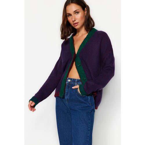 Trendyol Cardigan - Dark blue - Oversize Cijene