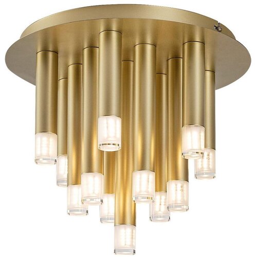 Rabalux luster Ramira, 13x5W, 13xG9, ⌀30cm, Zlatna Slike