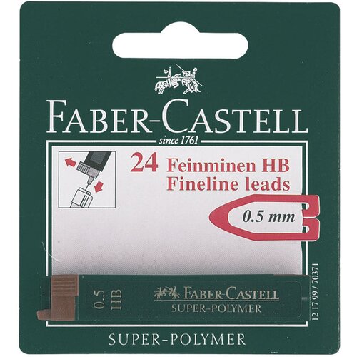 Mine 0,5MM HB SUPER POLYMER PK2 FABER CASTELL BLISTER Cene