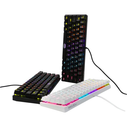Armaggeddon MKA-1C neo psychswift (clicky) led backlight mechanical keyboard black (4826) Cene