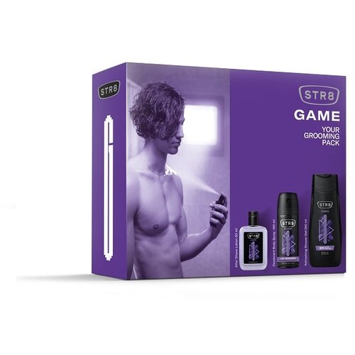 Str8 game set (ASL50ml + deo sprej 150ml + gel za tuširanje 250ml) Slike