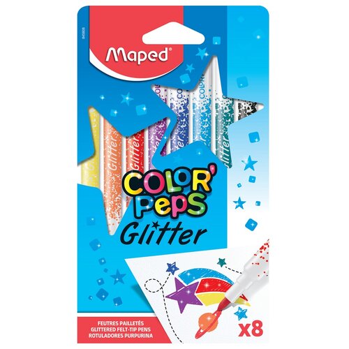 Maped flomasteri COLOR`PEPS M845808 gliter Cene