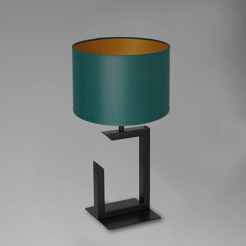  Stona lampa 1xE27/60W/230V 45 cm zelena/zlatna Slike