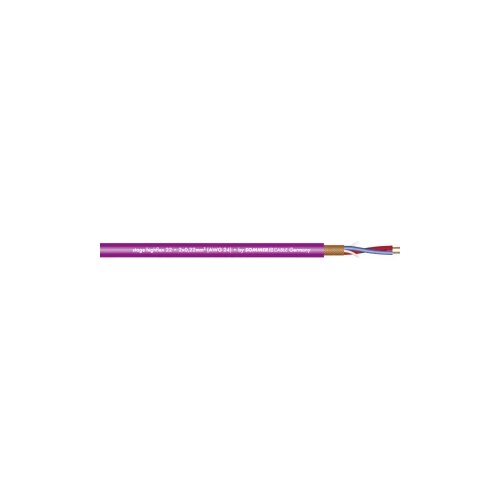 Sommer Cable 200-0008 kabel za mikrofon 2 x 0.22 mm&sup2; ljubičasta Roba na metre Cijene