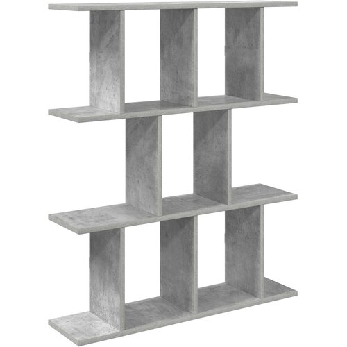 vidaXL Zidna polica Betonska siva 80 x 20 x 96 cm Konstruirano drvo - Betonska siva Cene
