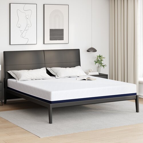 vidaXL Madraci Bijela, plava 200 x 200 cm Cijene