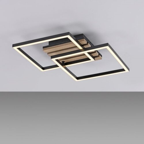 Just LIGHT. 14053-79 - LED plafonsko svetlo AKUSTIKA LED/15W/230V hrast/crna Slike