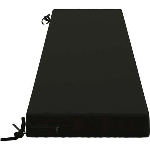  Jastučić za klupu SOEST 100% poliester Crna 180 x 40 x 8 cm - Crna 180 x 40 x 8 cm Poliester Cene