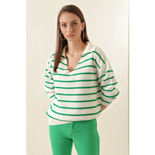 Bigdart Sweater - Green - Oversize Slike