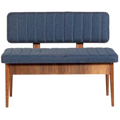 Woody Fashion Trpezarijska klupa Vina Bank 110x85x40cm Orah Slike