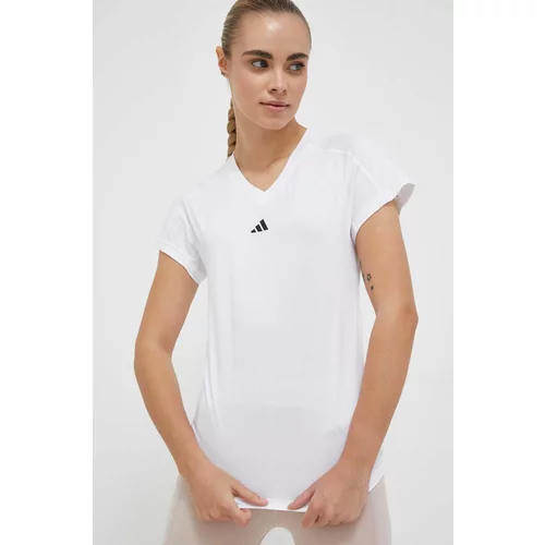 Adidas Kratka majica za vadbo Train Essentials bela barva
