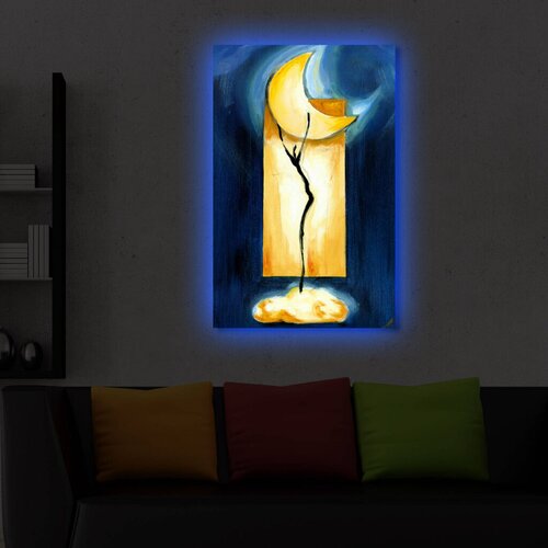 Wallity Zidna slika sa LED osvetljenjem 4570DACT-32, 45x70 cm Cijene