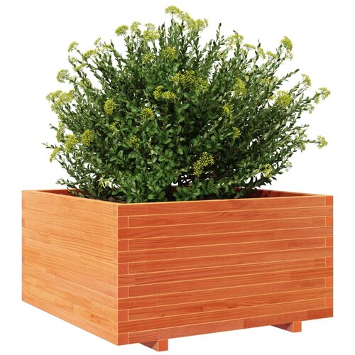  Vrtna sadilica vo&amp;scaron;tano smeđe boje 90x90x49,5 cm od borovine Slike