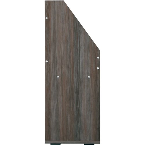  Stalak za dječje časopise sivi i hrast 71 x 30 x 78,5 cm drveni Slike