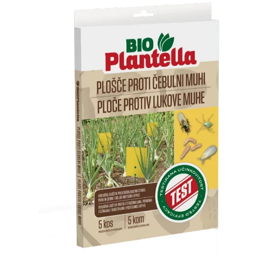 Bio plantella Rumene lepljive plošče proti čebulni muhi Bio Plantella (5 kosov)