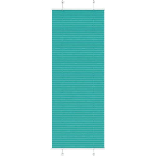 vidaXL Plisirana žaluzija petrolejno zelena 75x200 cm, širina blaga 74,4 cm, poliester, (5000297113) Cene