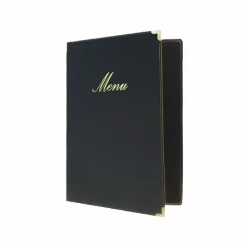 SECURIT Classic MENI ovitek A5 ČRNE barve z elastiko za vstavke MCCRA5BL Slike