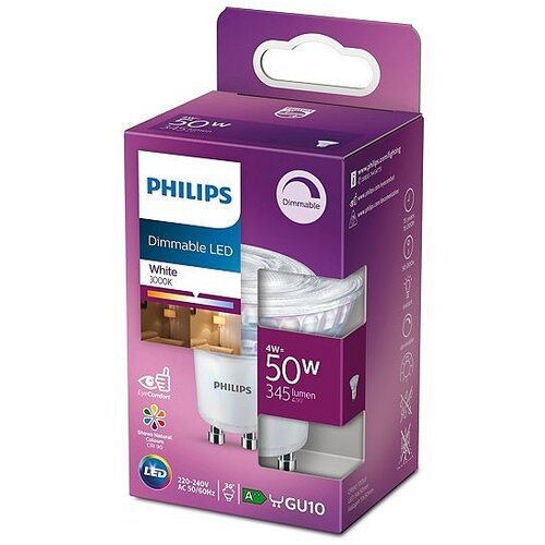 Philips LED SIJALICA GU10 4W=50W 3000K WW DIMABILNA Cene