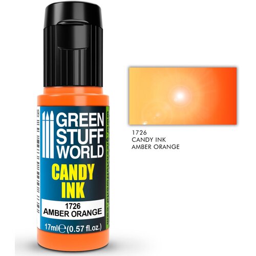 Green Stuff World candy ink amber orange 17ml Slike