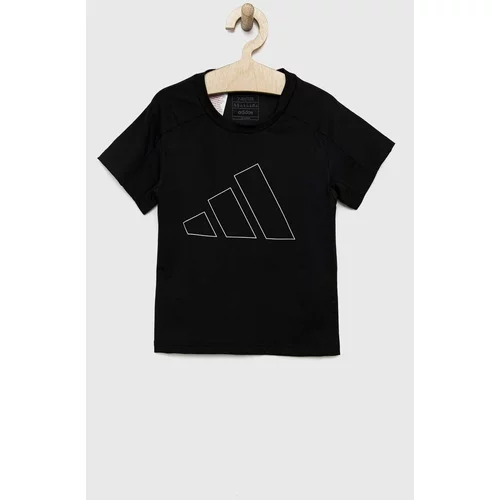 Adidas Otroška kratka majica G TR-ES BL črna barva